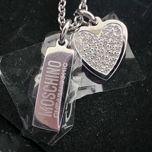 Brand new Moschino necklace with tags